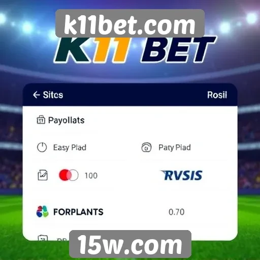 Métodos de pagamento aceitos em k11bet